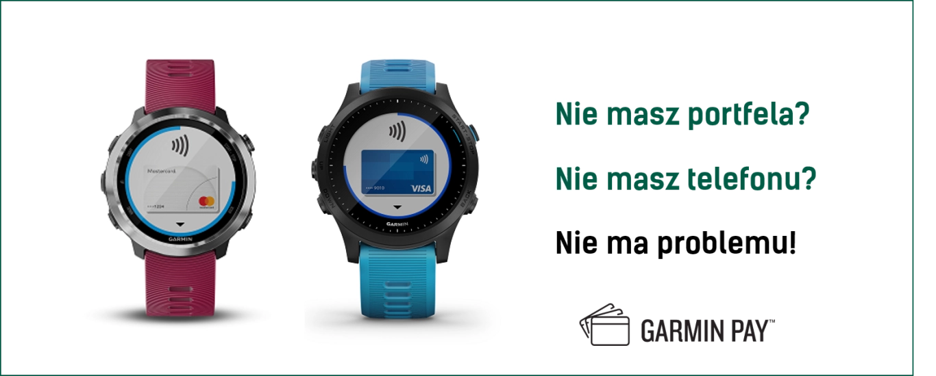 Garmin Pay - zegarki