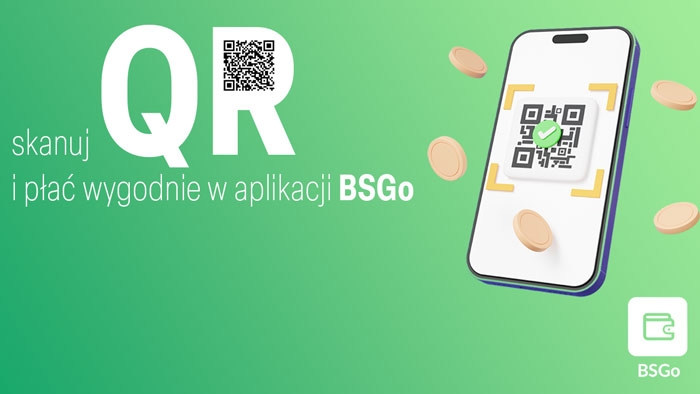 Nowa funkcjonalność aplikacji BSGo. Kody QR