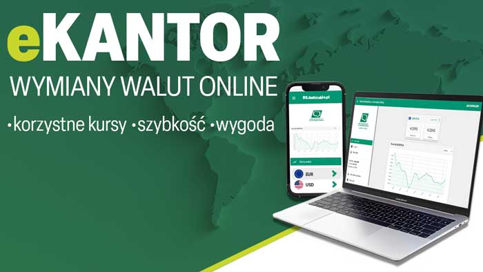 Nowość! Wymieniaj waluty online